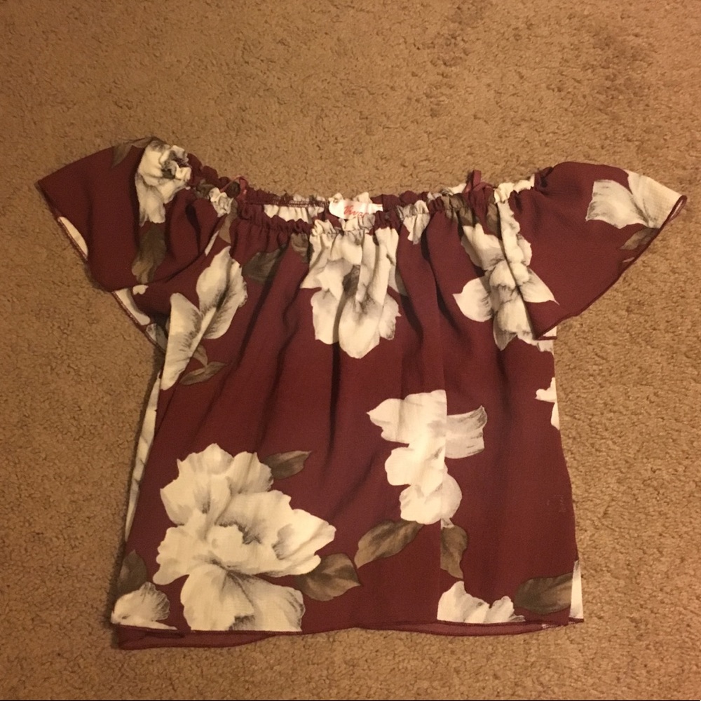 Floral Off-The-Shoulder Top